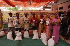 Input distribution during agriculture fair